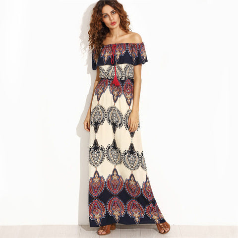Bohemian Style Maxi Dress