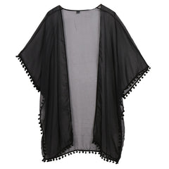Short Sleeve Boho Kimono Cardigan
