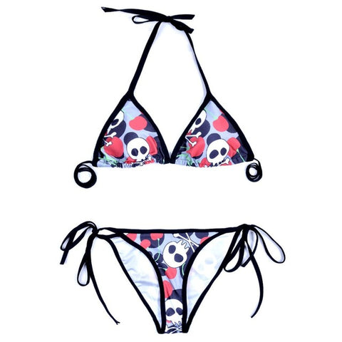 Sexy Skull Face 3D Tattoo Swimsuit