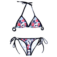 Sexy Skull Face 3D Tattoo Swimsuit