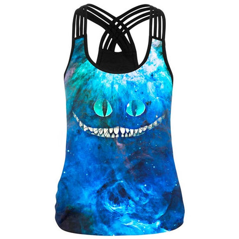 Black and White Skull Tattoo Tank Tops