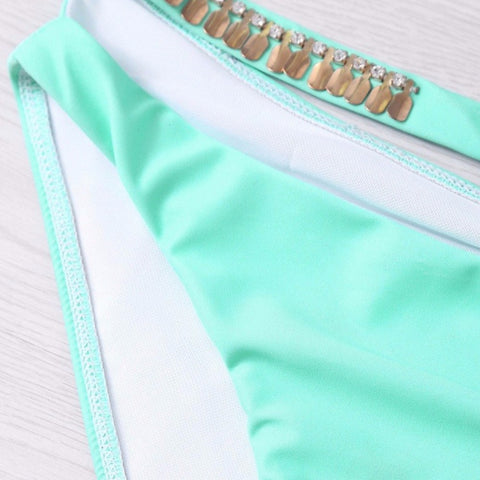 Color Two - Piece Mermaid Swimwear