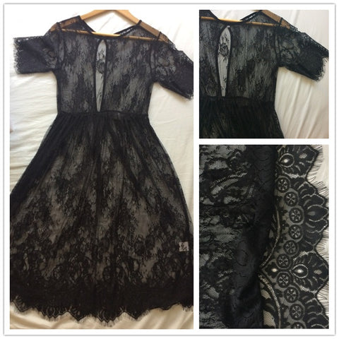 Summer Beach Women Lace Boho Dress