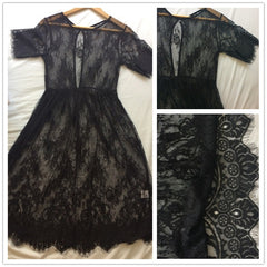 Summer Beach Women Lace Boho Dress