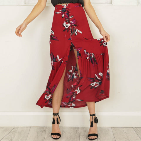 Leaf Boho Skirt