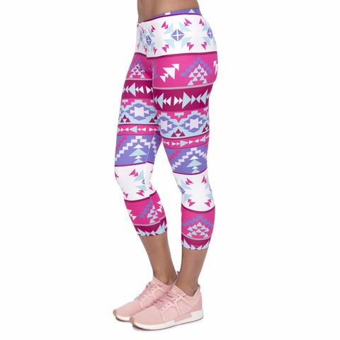 Women Capri  Boho Leggings