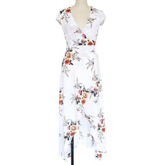 V-neck Boho Maxi