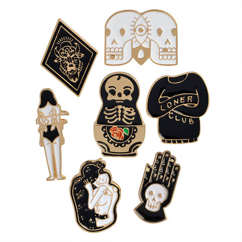 7pcs/set Halloween Badge Gifts