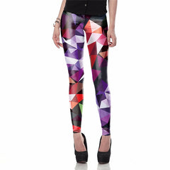 Women Geometric Boho leggings
