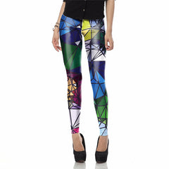 Women Geometric Boho leggings