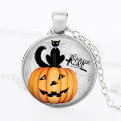 Cute Halloween Pumpkin Necklace