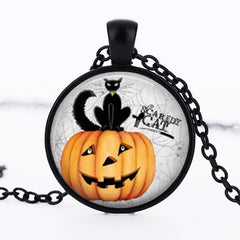 Cute Halloween Pumpkin Necklace