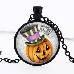 Cute Halloween Pumpkin Necklace