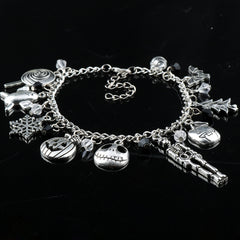 Halloween Skull Pumpkin Bracelet