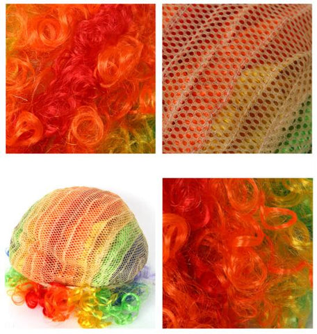 Colorful Curly Clown Wigs