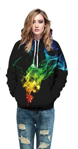 Smoke Skulls Tattoo Hooded Hoodies
