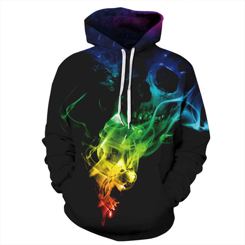 Smoke Skulls Tattoo Hooded Hoodies