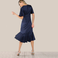 Elegant Ruffle Mermaid Dress