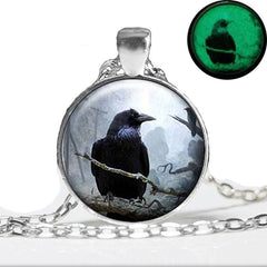 Halloween Bird Necklace Gift