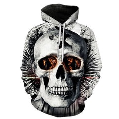 Skull 3D Tattoo Hip Hop Hoodies