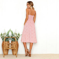 Floral Printed Boho Maxi Dress