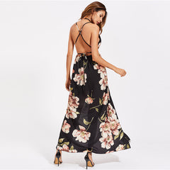 Sleeveless Women Maxi Boho Dress