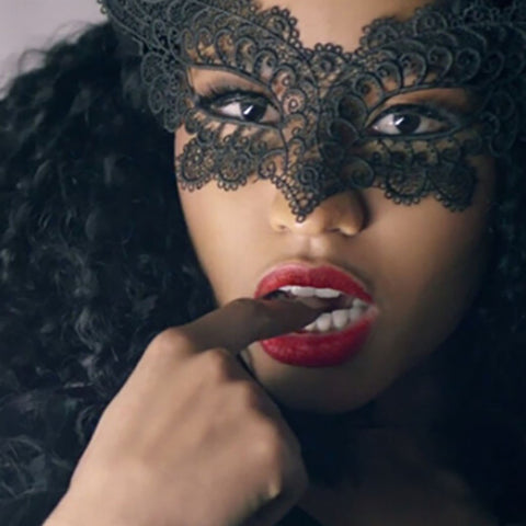 Sexy Black Halloween Lace Mask