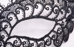 Sexy Black Halloween Lace Mask