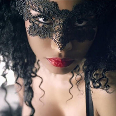 Sexy Black Halloween Lace Mask