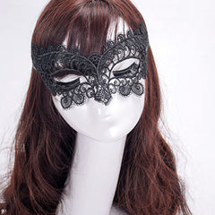 Sexy Black Halloween Lace Mask