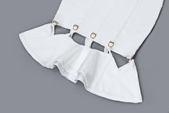 Regular Short Sleeve Fishtail Dress