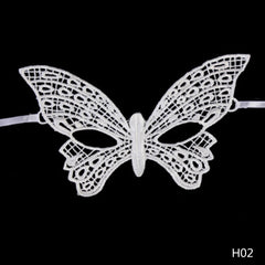Halloween Women White Lace Mask