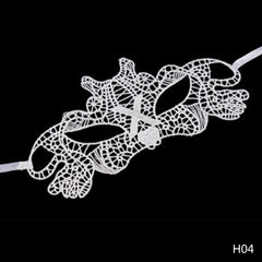 Halloween Women White Lace Mask
