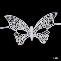 Halloween Women White Lace Mask