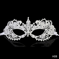 Halloween Women White Lace Mask