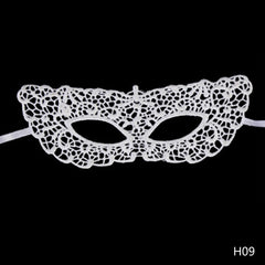 Halloween Women White Lace Mask