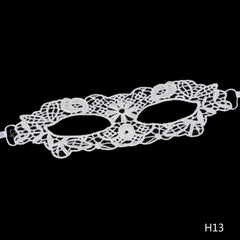 Halloween Women White Lace Mask