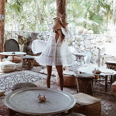 Beach White Dress Tunic