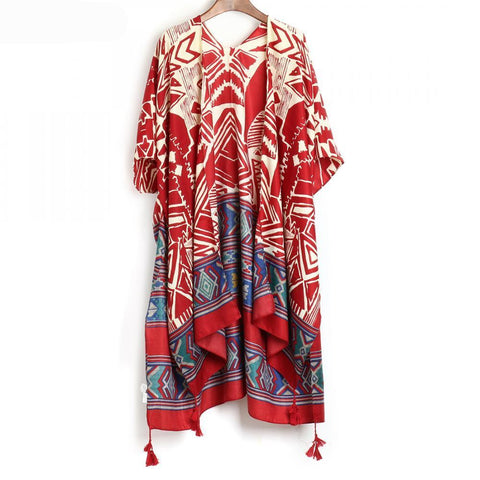 New  Printed Boho Kimono Cardigan 2018