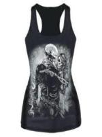 Sexy Tattoo Fashion Skull Tanks top