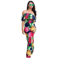 Summer Boho Style Print Maxi Dress