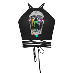 Sexy Skull/Moon/Earth Tattoo Tank Tops