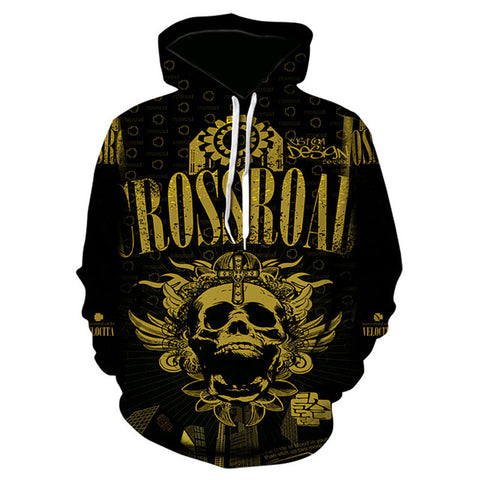 Skull Tattoo Hoodies 3D Hooded