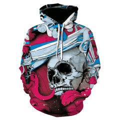 Skull Tattoo Hoodies 3D Hooded