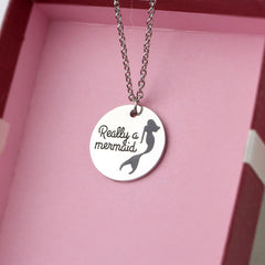 Really A Mermaid Necklace Gift