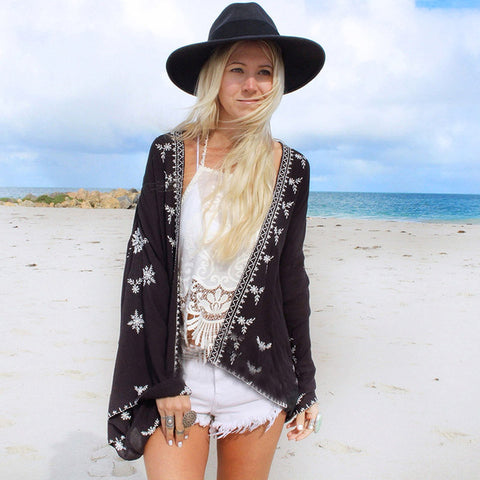 Beach Cover Up Boho Cardigan 2018