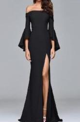 Sleeve Long Mermaid Dress