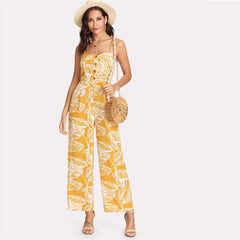 Yellow Boho Jumpsuit