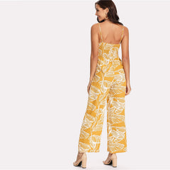 Yellow Boho Jumpsuit