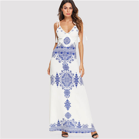 Green Elegant Maxi Dress 2018